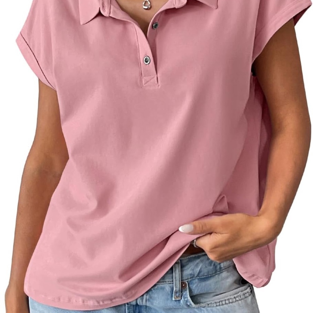 Pink Women's Polo Shirt